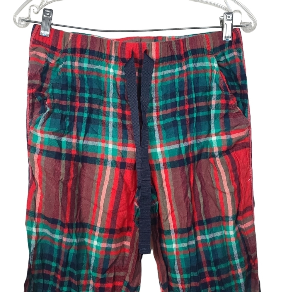 Aerie Plaid Green Red Pajama Pants S - Picture 2 of 7